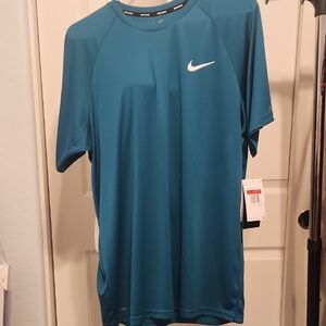 Nike Men's Teal Short Sleeve